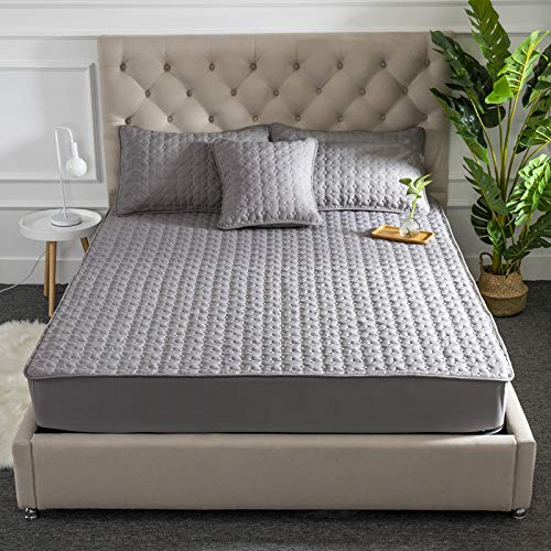 BAJIN Design Luxus Matratzenschoner | wie Spannbettlaken | Unterbett | Topper | Matratzen-Auflage auch für Boxspring und Wasserbetten geeignet,180x200cm+30cm Cover
