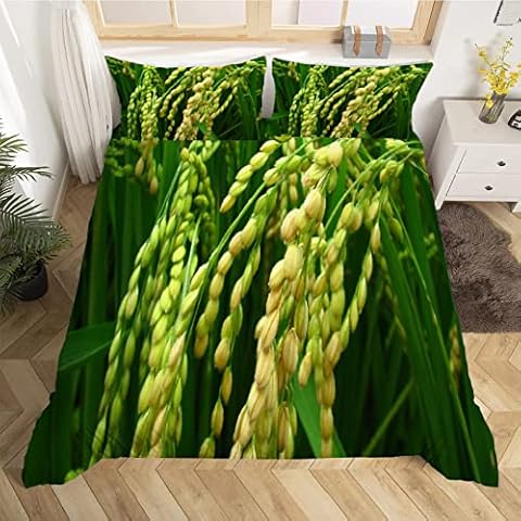 JZZFBW Housse de Couette 200x200 Laine De Blé Cover