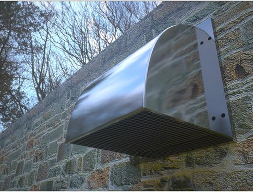 Couvercle pour 8 pouces de conduit d'aération carré : solution pour évacuation murale - 3