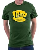  Million Nation Gilmore Girls Luke´s T-shirt, Größe XXL, Bottlegreen