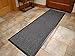 Produktbild Schmutzfangmatte, maschinenwaschbar, schwere Qualität, rutschfeste Unterseite, robust, grau und schwarzErhältlich in 8 Größen (90 x 200 cm)