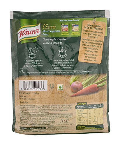Image of Knorr Soup - Mixed Vegetable, 45g Pouch