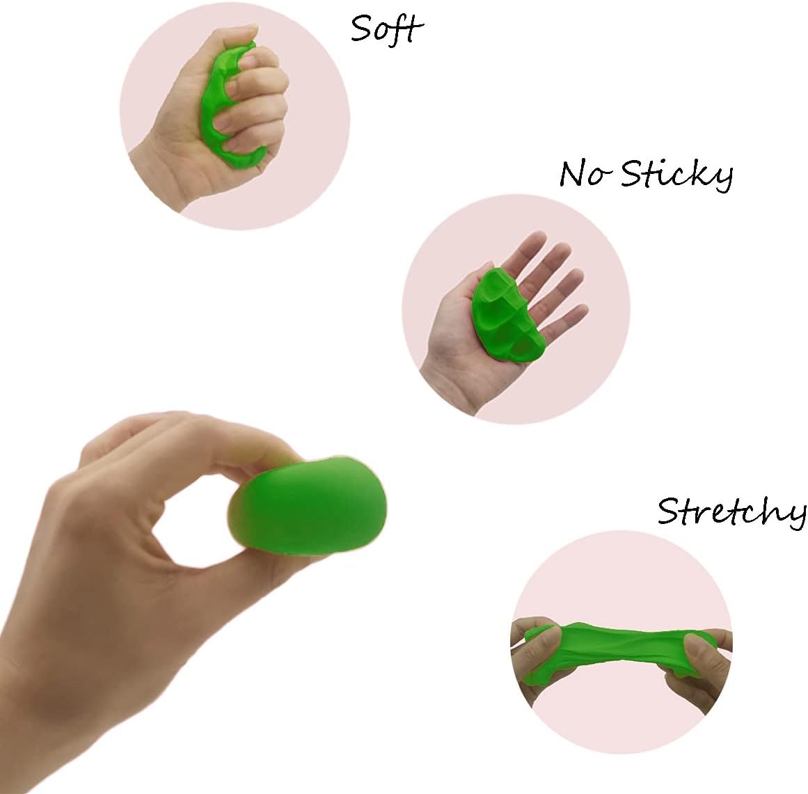 Air Dry Modeling Clay 10.5 oz Ultra Light Soft Magic Clay DIY Moulding Dough Primary Colors for Adults Kids Art Craft Kit Green : Arts, Crafts & Sewing