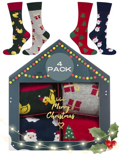 Chaussettes fantaisie Noel pour rompre la monotonie hivernale avec style
