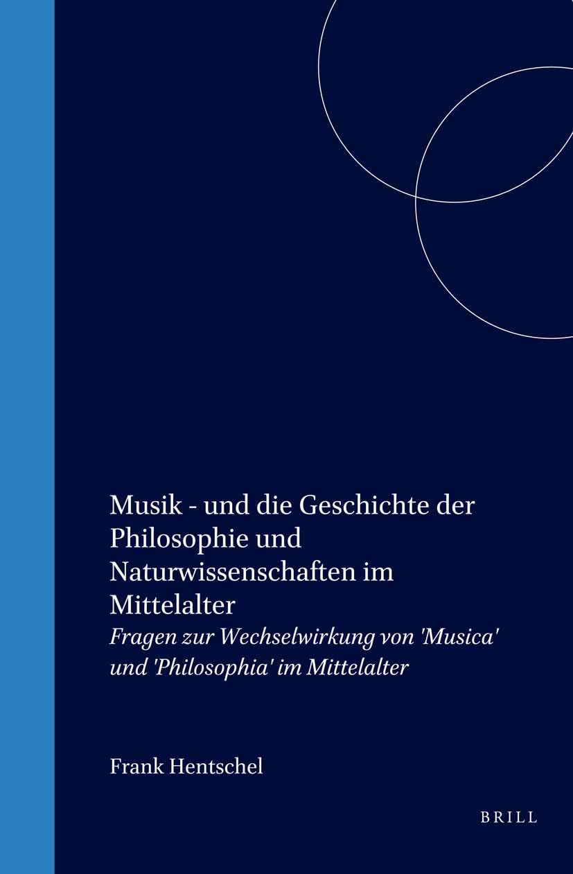 Wechselwirkung von musica und philosophia livre histoire médiévale