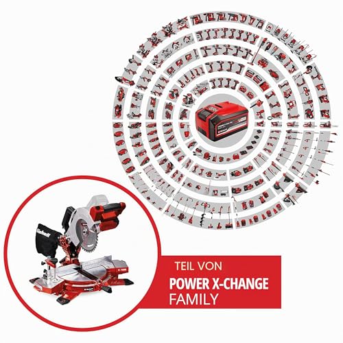 Einhell Akku-Kappsäge TE-MS 18/210 Li-Solo Power X-Change (18 V, max. 60 mm x 120 mm...