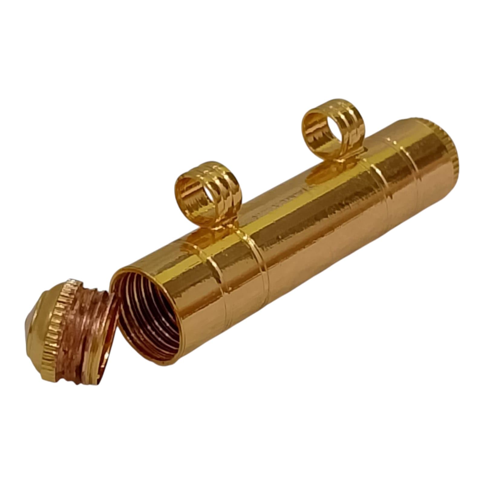 Eship 22K Gold Plated Openable Thayathu Tube Pendant for Men