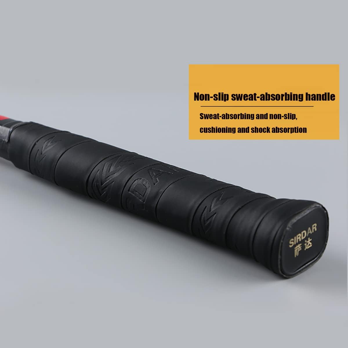 Carbon Ultra-Light one-Piece Squash Racket, Squash Racket Set, with Racket Cover, Suitable for Beginners