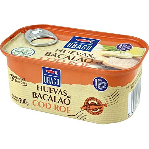 UBAGO huevas de bacalao lata 200 grs Cover