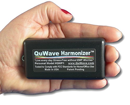Emf Protection & Improved Well-Being. Boosts Mental & Physical, Fights Emf, Stress, Illness, Negative Energy. Emits Protective Orgone-Chi Schumann Resonance Field. (Quwave Personal Harmonizer Qwp1B) #TOP1