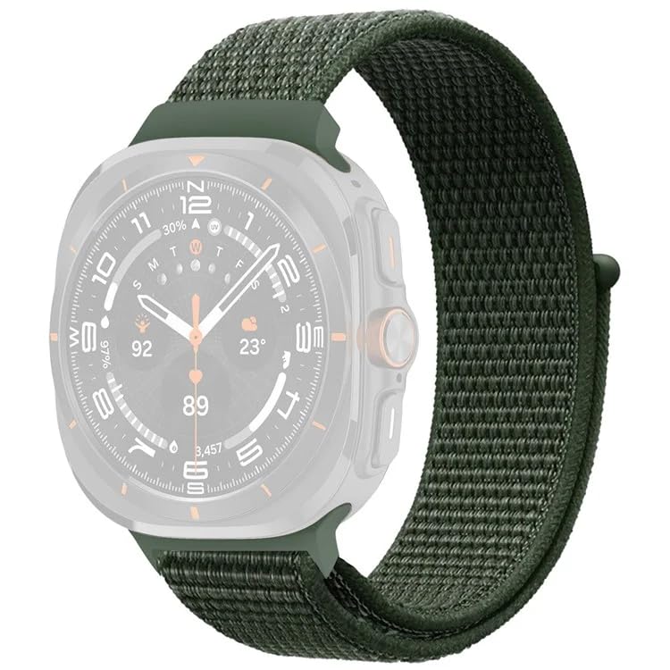 Meyaar Nylon Loop Compatible With Samsung Galaxy Watch Ultra Bands Women Men, Adjustable Breathable Sport Nylon Strap With PC Hooks Wristband for Samsung Galaxy Watch 7 Ultra 47mm-image-11