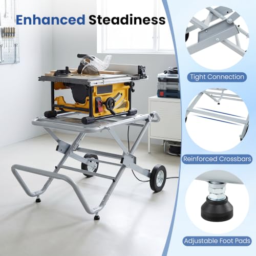 Goplus Portable Table Saw Stand