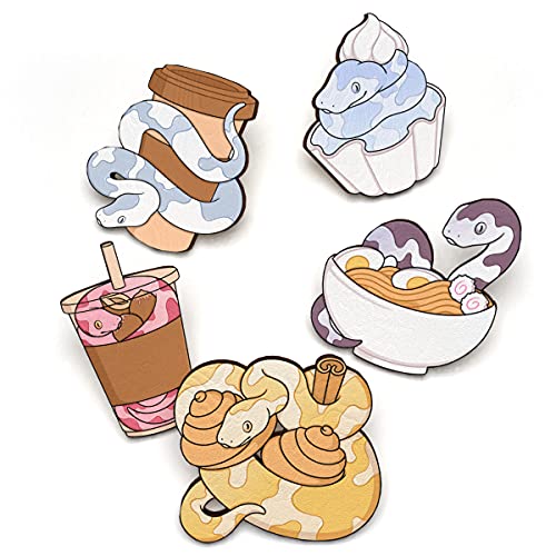 Lexary-Wooden-Brooch-Pins-Set-5-PCS-Cute-Badges-Pack-Lapel-Pin-Buttons-Jewelry-Accessory-Occasion-Stylish-Charms-Decoration-Aesthetic-Brooches-for-Backpack-Bookbag-Bag-Jacket-Hat-Clothes-for-DIY-Perfe
