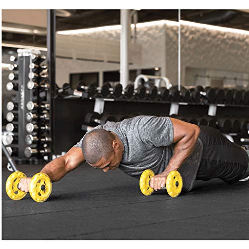 BIAJEK-Core-Wheels-Dynamic-Strength-and-Ab-Trainer-Roller-Set-of-2-Dynamic-Core-Strength-Enhance-Push-up-Exercises-Abdominal-Trainer-Color-Blue
