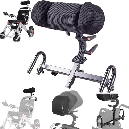 Reposacabezas Para Silla Ruedas, Accesorios Ajustables Para Sillas Ruedas Reposacabezas Soporte Cervical Altura Y ángulo Ajustables Respaldo Universal Para Reposacabezas Silla Ruedas