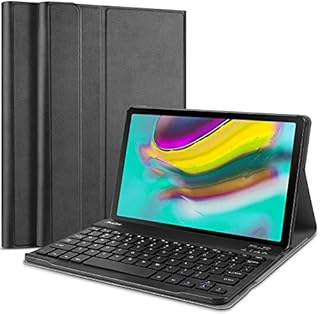 ProCase Galaxy Tab S5e 2019 Keyboard Case T720 T725, Slim Shell Lightweight Cover with Magnetically Detachable Wireless Keyboard for Galaxy Tab S5e 10.5 Inch SM-T720 (Wi-Fi) SM-T725 (LTE) -Black
