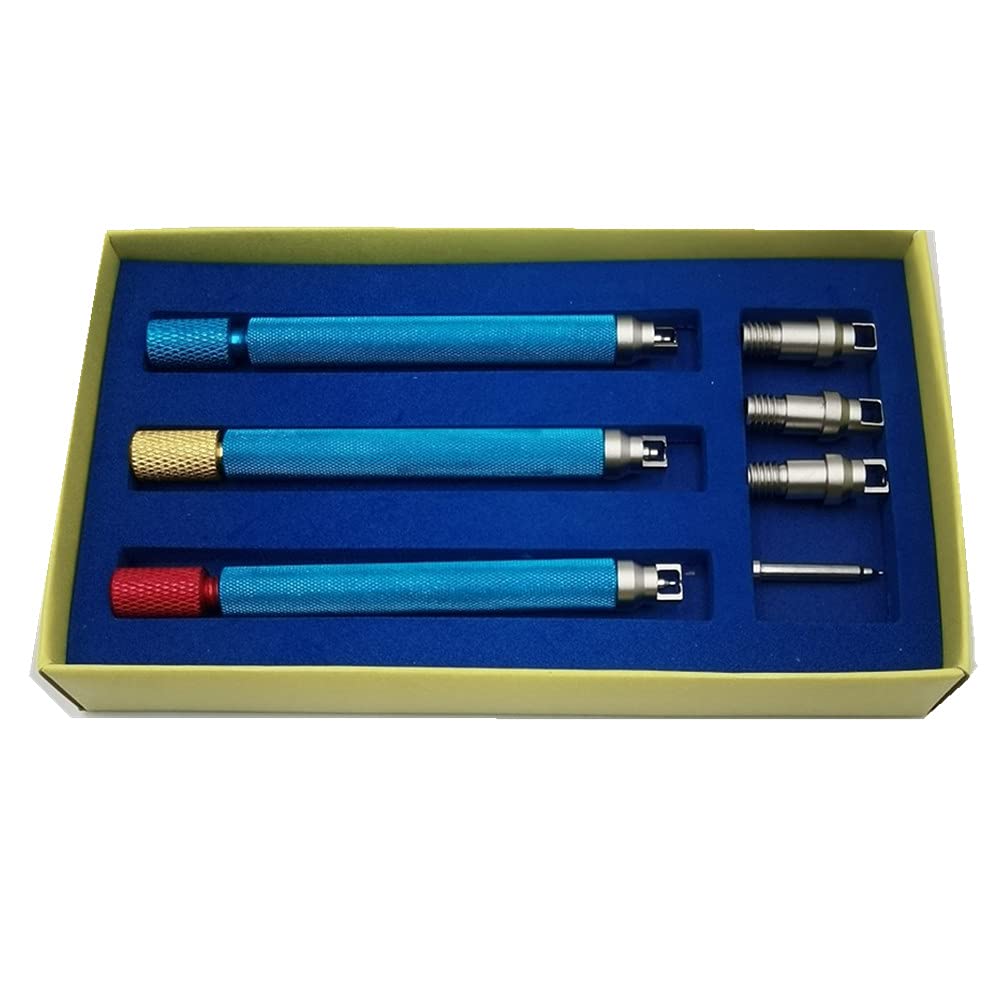 MOUDOAUER Juego de herramientas de mantenimiento 6 en 1 de acero duradero para relojes, herramientas de mantenimiento y reparación de relojeros, accesorios de reloj