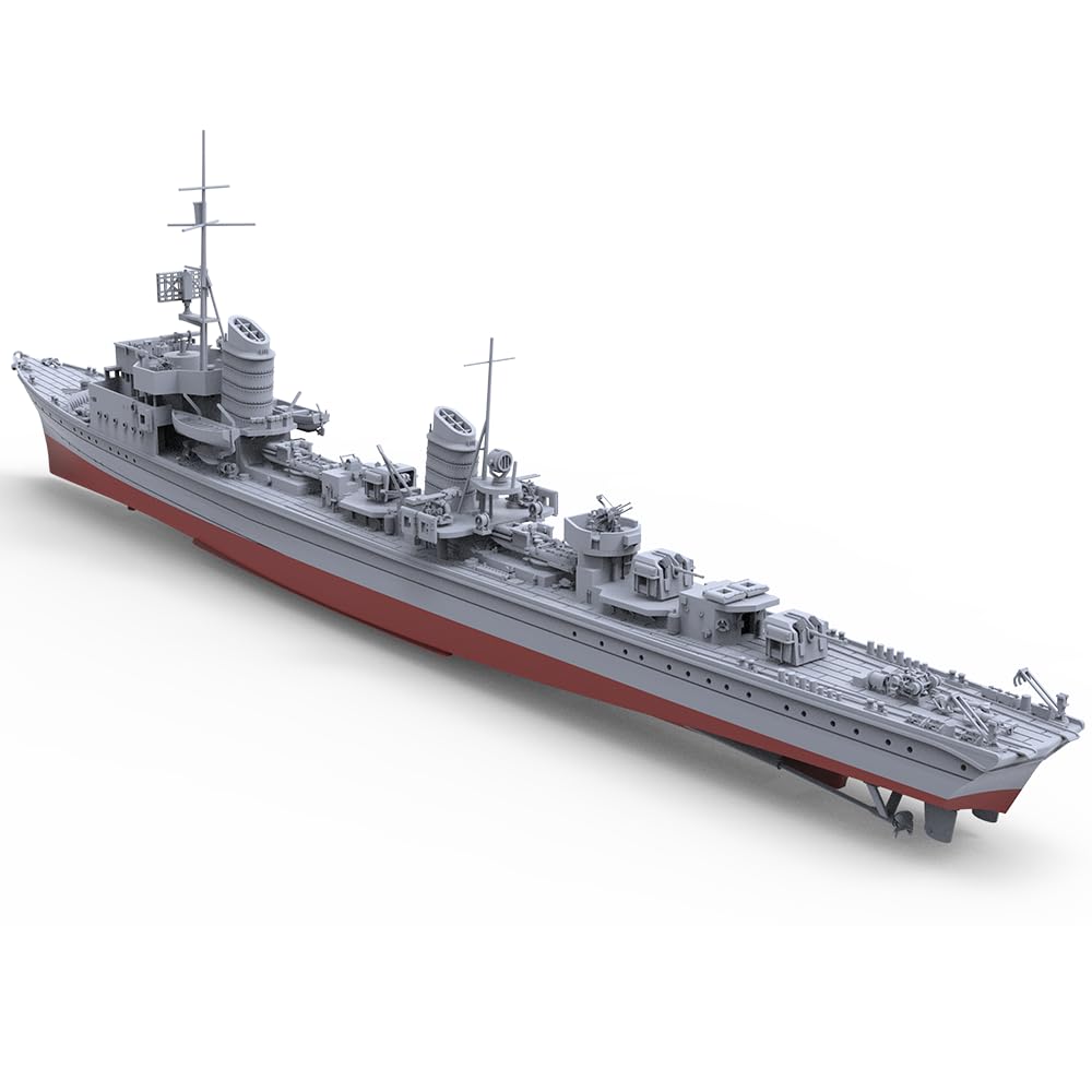 MRY-SFW SSC350726S-A 1/350 zestaw do budowy modelu wojskowego Niemiecka łódź torpedowa T22 1939 pełny kadłub