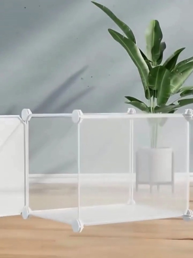 Armadio Modulare Per Bambini XOKOTAKI - 16 Moduli, 140x140 Cm, Con Ante A Tema Animali, Facile Da Montare - Foto 14