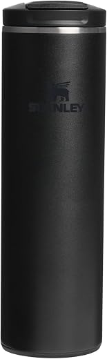 STANLEY Transit FlipTop Mug | Leakproof Coffee Travel Cup | Vacuum Insulated Stainless Steel | Stays Hot or Cold for Hours | BPA-Free | 16 oz | Black 2.0