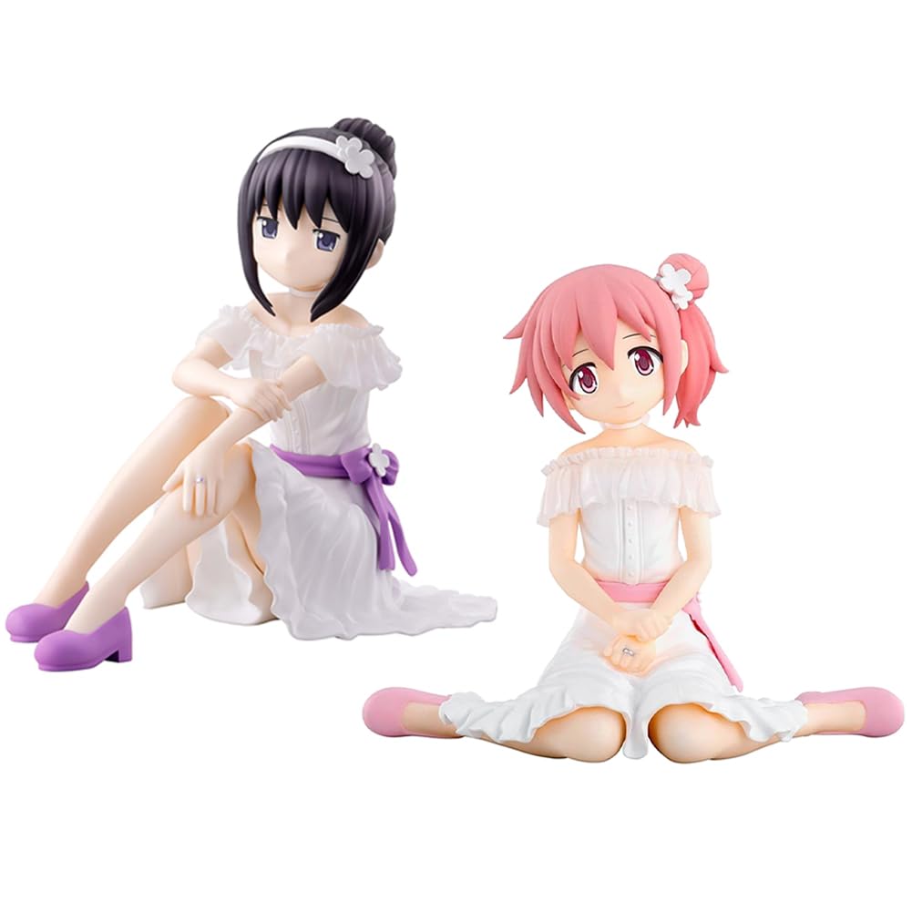 Tongyundacheng Anime Kaname Madoka Figure Akemi Homura Action Figure Anime Character Models PVC Collectible Statue Desktop Decoration Ornament — image 1