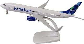 20cm Fit for Air Jet Blue JetBlue Airlines Boeing 737 B737 Airways Die Cast Airplane Model Collectible Hobby Playgame Kit