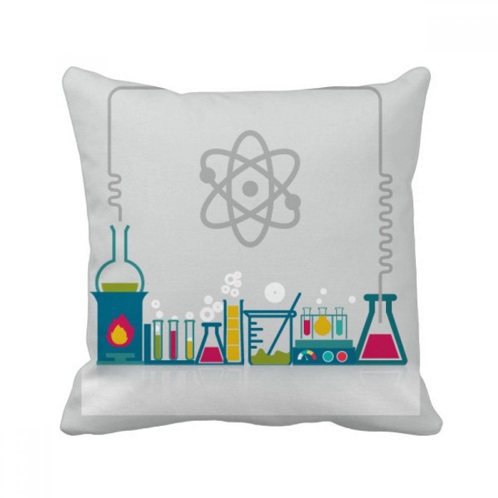 Chimie cuve de réaction coussin 40x40 pour rompre la monotonie d'un salon terne