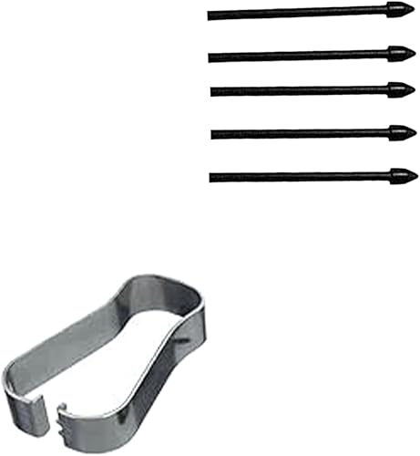 Miniatura 1 de Paquete de 5 puntas de repuesto negras Tab S6 Lite para bolígrafo compatibles con Samsung Galaxy Tab S6 Lite, puntas de repuesto + 1 pinza