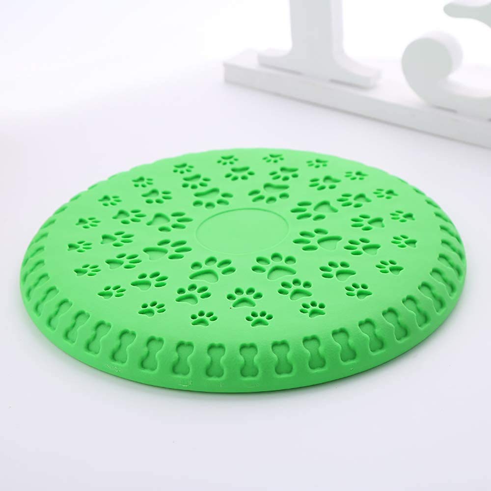 CLQ Juguete De Goma Frisbee para Perros Juguete De Entrenamiento De Frisbee para Perros De 9 Pulgadas, Adecuado para Perros Grandes 3 Frisbees
