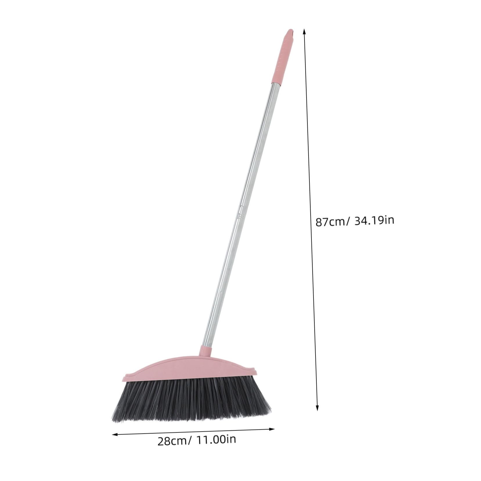 HAPINARY Bristle Material Broom Large Angle Floor Clean Broom for Commercial Household Use