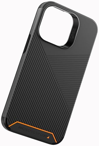 Gear4 ZAGG Havana - Funda ligera y elegante con protección superior, inferior y esquina con D3O para Apple iPhone 13 Mini, color negro, 702008186