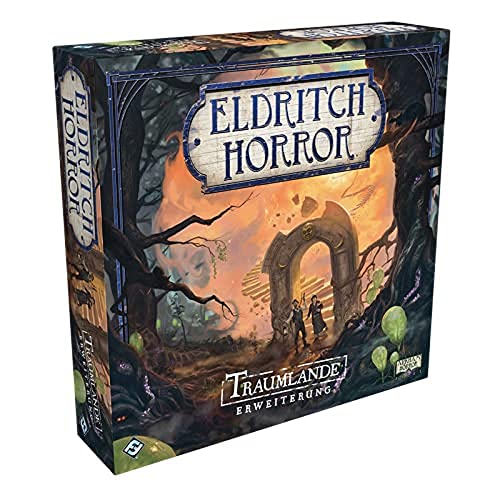 Fantasy Flight Games, Eldritch Horror – Traumlande, Erweiterung, Expertenspiel, Strategiespiel, 1-8 Spieler, Ab 14+ Jahren, 120+ Minuten, Deutsch, Mehrfarbig, Bunt