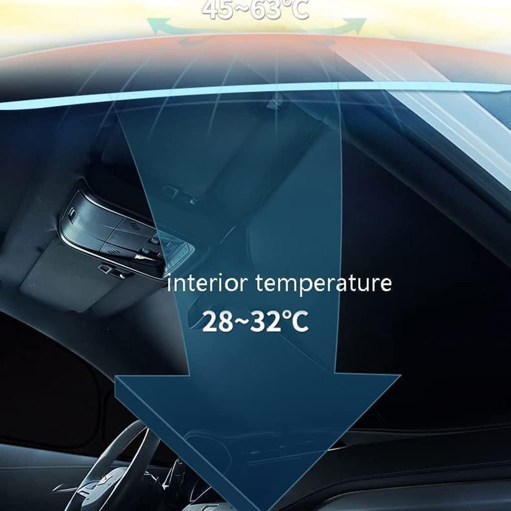 MBROS Parasole Magnetici Per Skoda Superb II Liftback 2009-2015, Reti Ombreggianti Per Finestrini Laterali, Antizanzare E Protezione UV