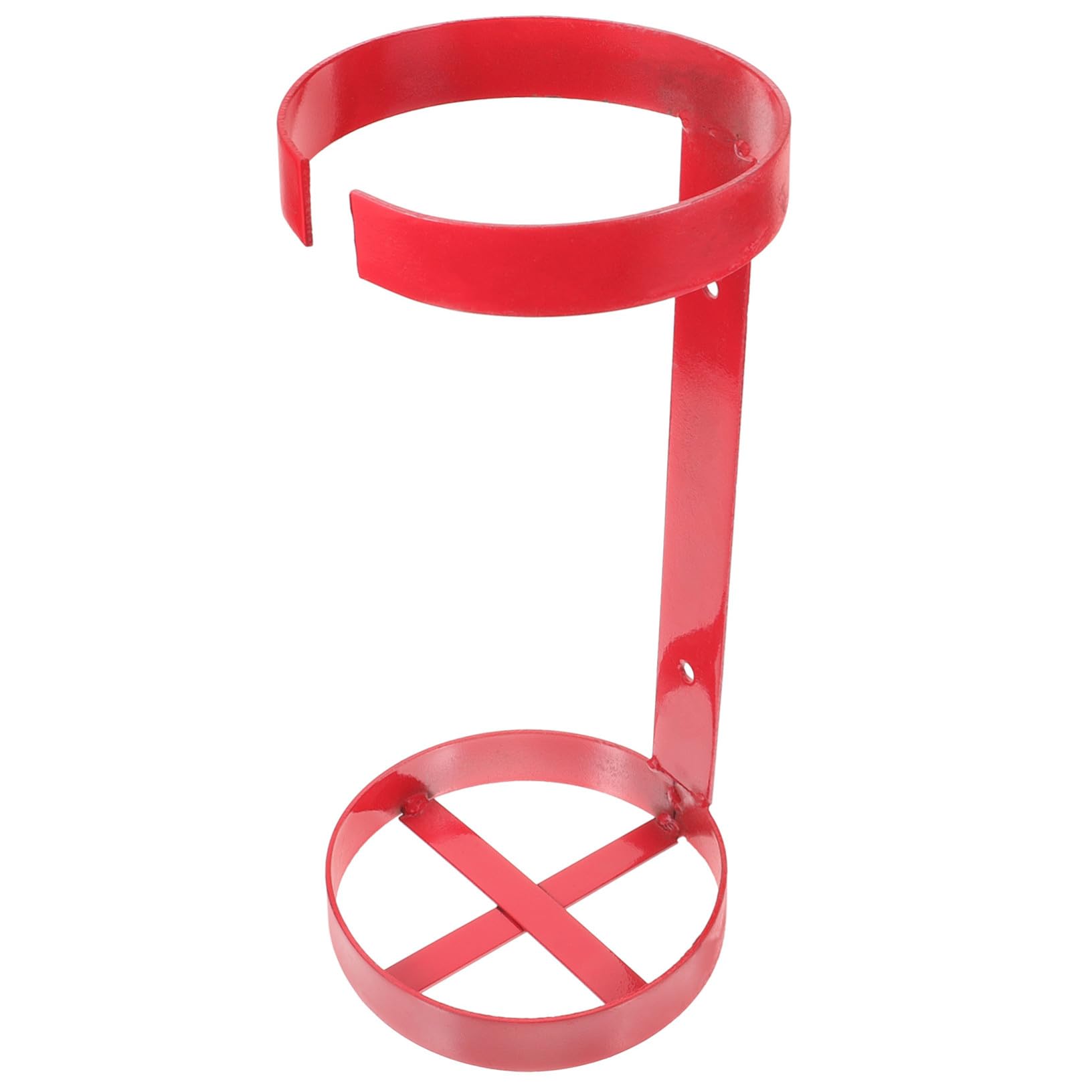 VILLCASE Soporte Metálico de Hierro Rojo para Extintor de Incendios de 5-6kg Montaje en Pared Firme y Estable Diseño Resistente para Vehículo y Barco