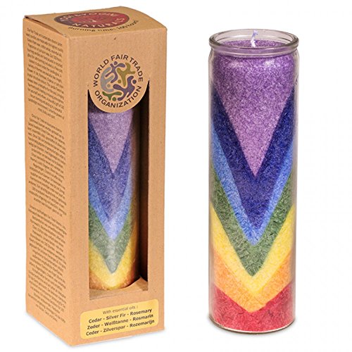 ManiBhadra Vela estearina Arco Iris – Vela aromática