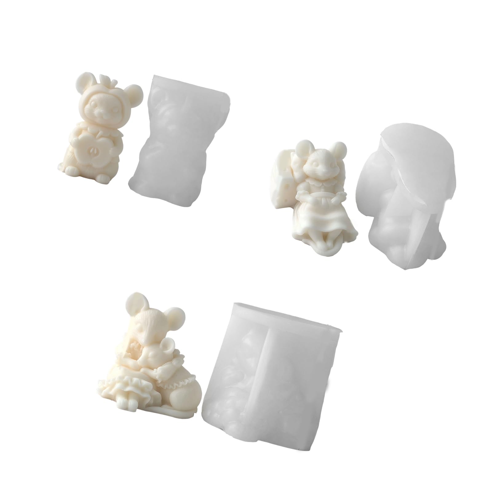 our fave Cheese Shaped Silicone Molds 3PCS for Candlewax Substance Soap Resin Chocolate and Cold Treat Making Handcraft Cheese Silicone
