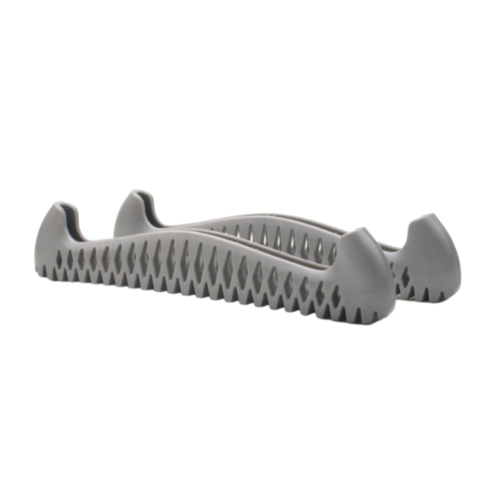 F Fityle Cubierta para Patines Artísticos Protector Funda Guardabarra Cubrehoja TPU Suave Ventilado Antigolpes Adecuada para Transporte Diario Almacenamiento, 40-46, Gris Plata Brillante