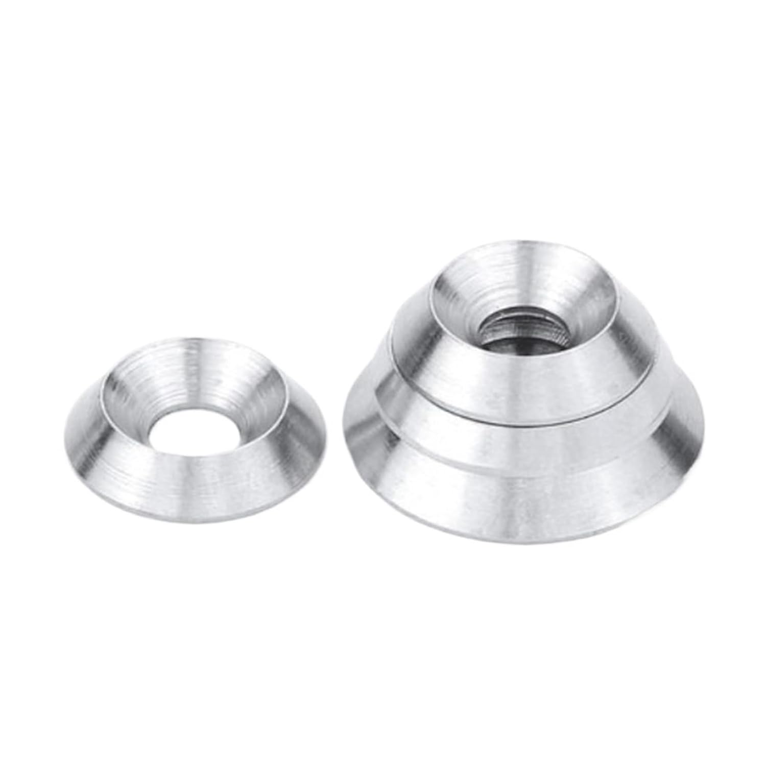 Conical Countersunk Washer 2pcs-10PCS M3 M4 M5 M6 M8 M10 304 Stainless Steel Umbrella Countersunk Screw Gasket Washer(M6(10PCS) OD16mm)