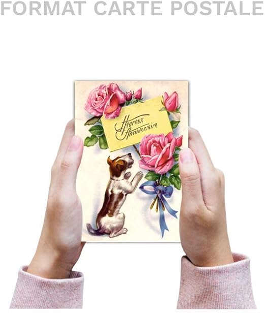 Carte Anniversaire Ancienne Lot De 16 Cartes Differentes Format Carte Postale 3 Formats Dispos Vintage Carte Anniversaire Ancienne Amazon Fr Fournitures De Bureau