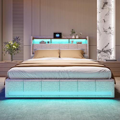 WSOFZMO Doppel Bett 160x200 mit Lattenrost, Boxspringbett...