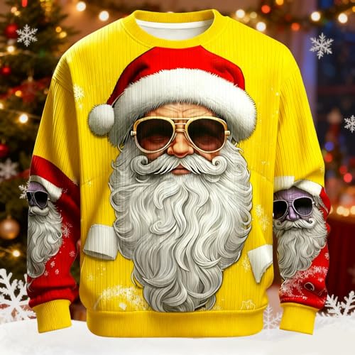 Pull Père Noël sans KnitPattern le sweat-shirt festif idéal à offrir cet hiver - 2