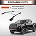 ECOTRIC Roof Rack/Rail Crossbar Compatible with 2005-2022 Nissan Frontier 4 Door Adjustable Aluminum Luggage Cargo Carrier