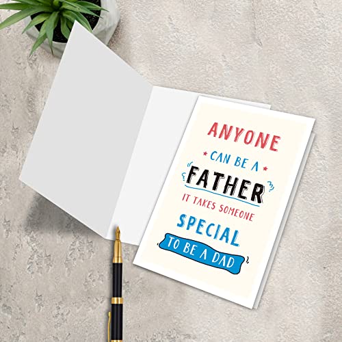 Leinessy Sweet Fathers Day Card For Dad Stepdad, Simple Dad Card, It Takes Someone Special To Be A Dad Card #TOP4