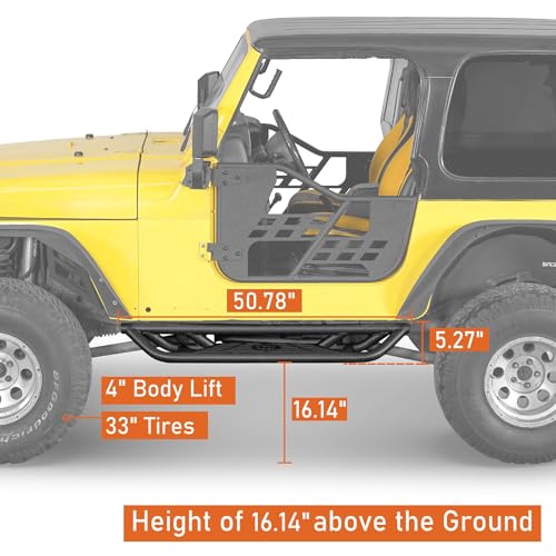 Barras Laterales Tubulares para Jeep Wrangler TJ 1997-2006 miniatura 3
