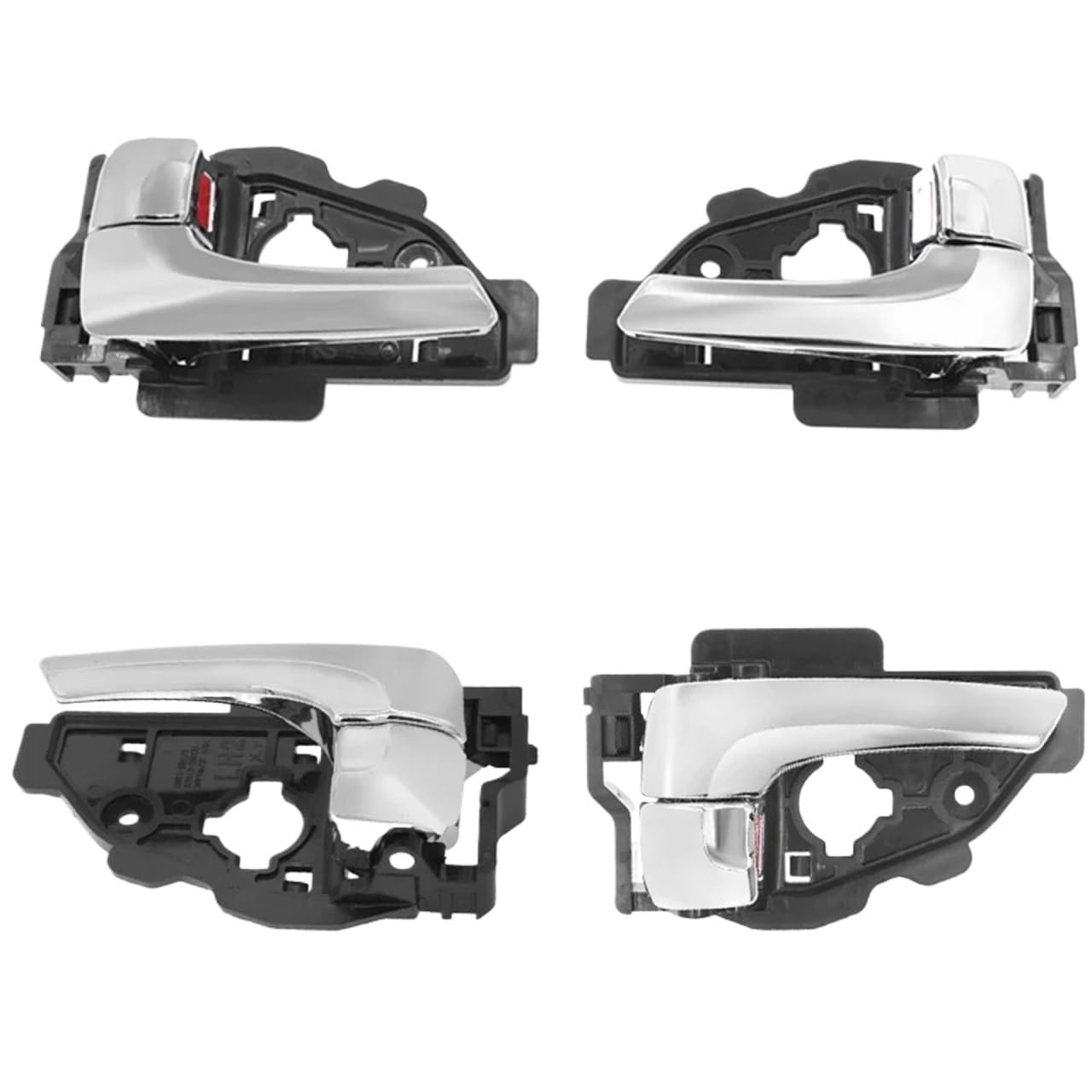 Ecbugat 1 Set 4 Pcs Door Handles Interior For Hyundai For Tuscon For Ix35 2010~2015 826102S010 82610 2S010 82620 Inside Car Inner Door Handles Interior Knob Lh/Rh