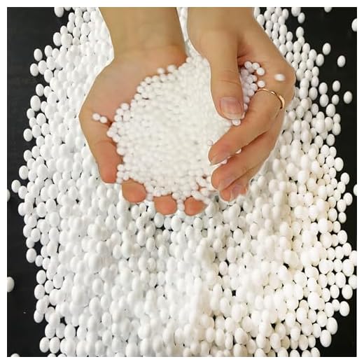 MINGZE 2 piezas Slime bolas de espuma de espuma de poliestireno para artículos de bricolaje y limo, bolas de espuma artesanal 2.5-3.5mm (aproximadamente 40000 bolas de espuma)