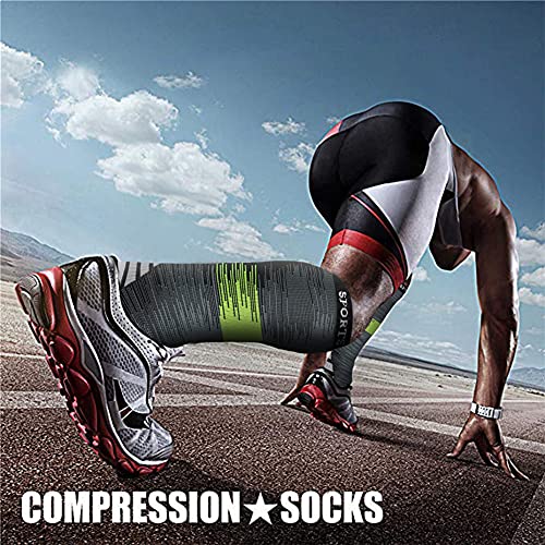 Image of Copper Compression Socks (3 Pairs), 15-20 mmhg is BEST Athletic & Medical for Men & Women, Running, Flight, Travel, Nurses - Boost Performance, Blood Circulation & Recovery