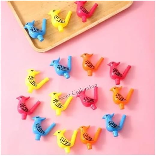 Laxmi Chirping Bird Water Whistle Toy Pack of 12