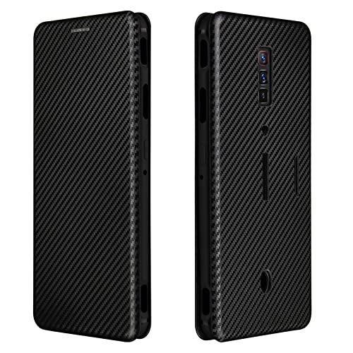 Red Magic 6 ケース 手帳型 ZTE Nubia Red Magic 6 手帳型 ケース Red Magic 6 保護 ケース 財布型 薄型 炭素繊維 高級PC素材 耐衝撃 指紋防止 磁気吸着 Red Magic6 手帳型 財布型 カード収納 全