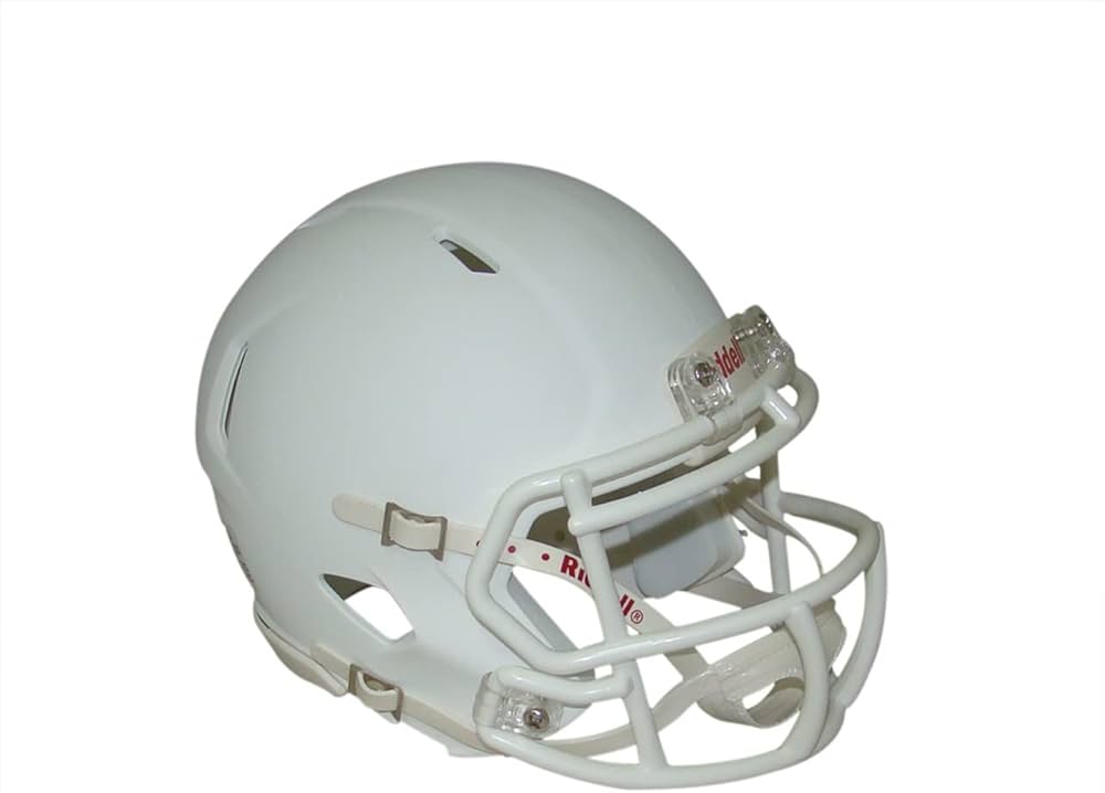 Amazon.com : White with White Mask Blank Riddell Revolution Speed